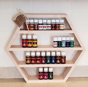 NEW! Handmade Wood Essential Oils Shell